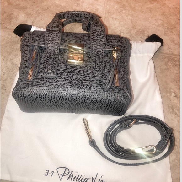 PHILLIP LIM 3.1 PASHLI MINI LEATHER SATCHEL - Picture 4 of 5